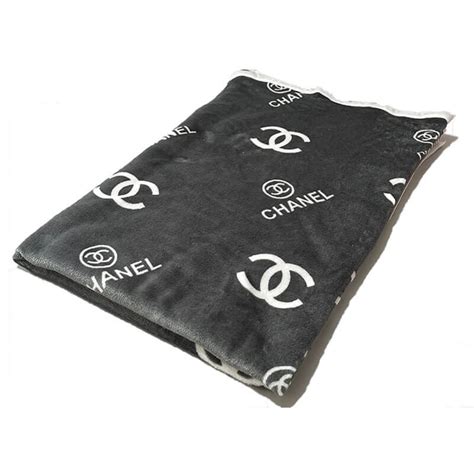 pink chanel throw blanket